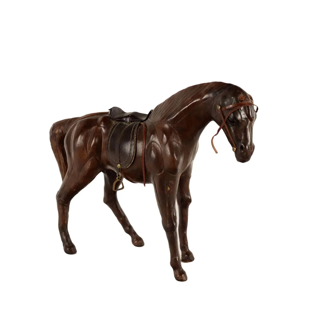 Horse in Leather and Papier-Mâché from the XIX-XX Century - Italy Late 19th - Early 20th Century | Antiques | Fancy Goods