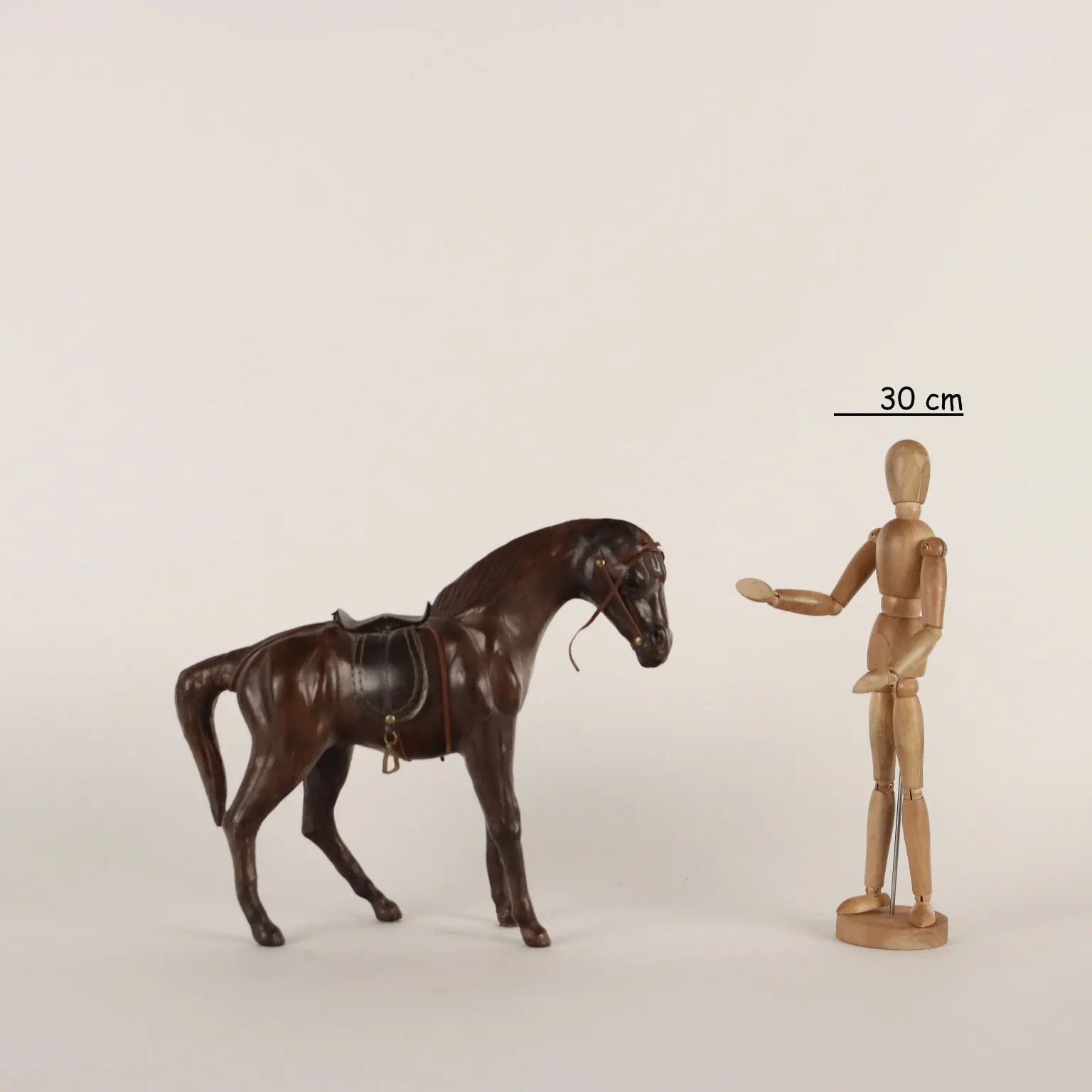 Horse in Leather and Papier-Mâché from the XIX-XX Century - Italy Late 19th - Early 20th Century | Antiques | Fancy Goods