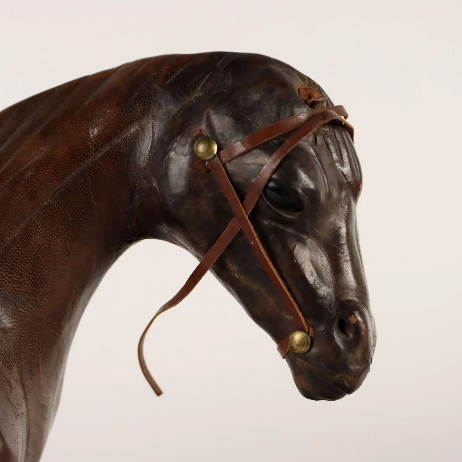 Horse in Leather and Papier-Mâché from the XIX-XX Century - Italy Late 19th - Early 20th Century | Antiques | Fancy Goods