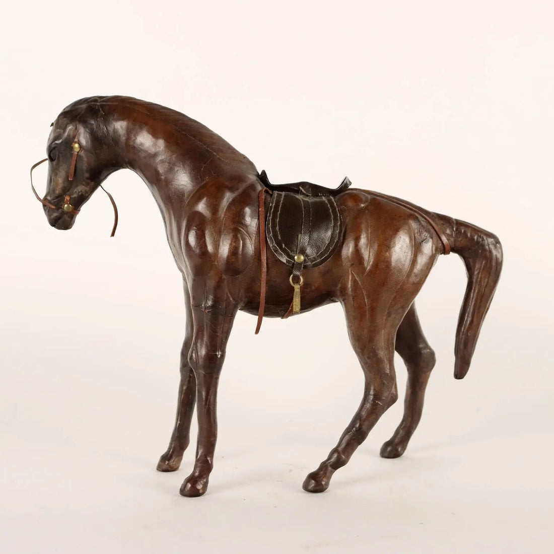 Horse in Leather and Papier-Mâché from the XIX-XX Century - Italy Late 19th - Early 20th Century | Antiques | Fancy Goods