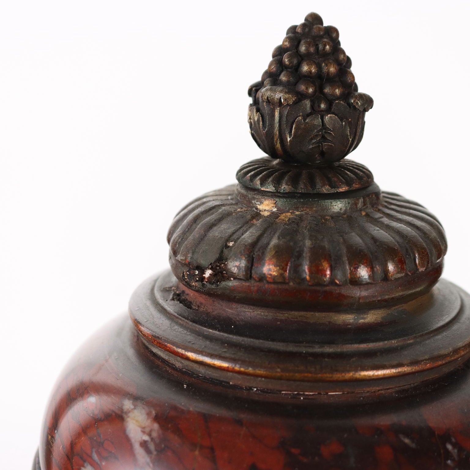 Pair of Vases Rouge Griotte Marble France XIX Century - France, Late XIX Century | Antiques  Fancy Goods