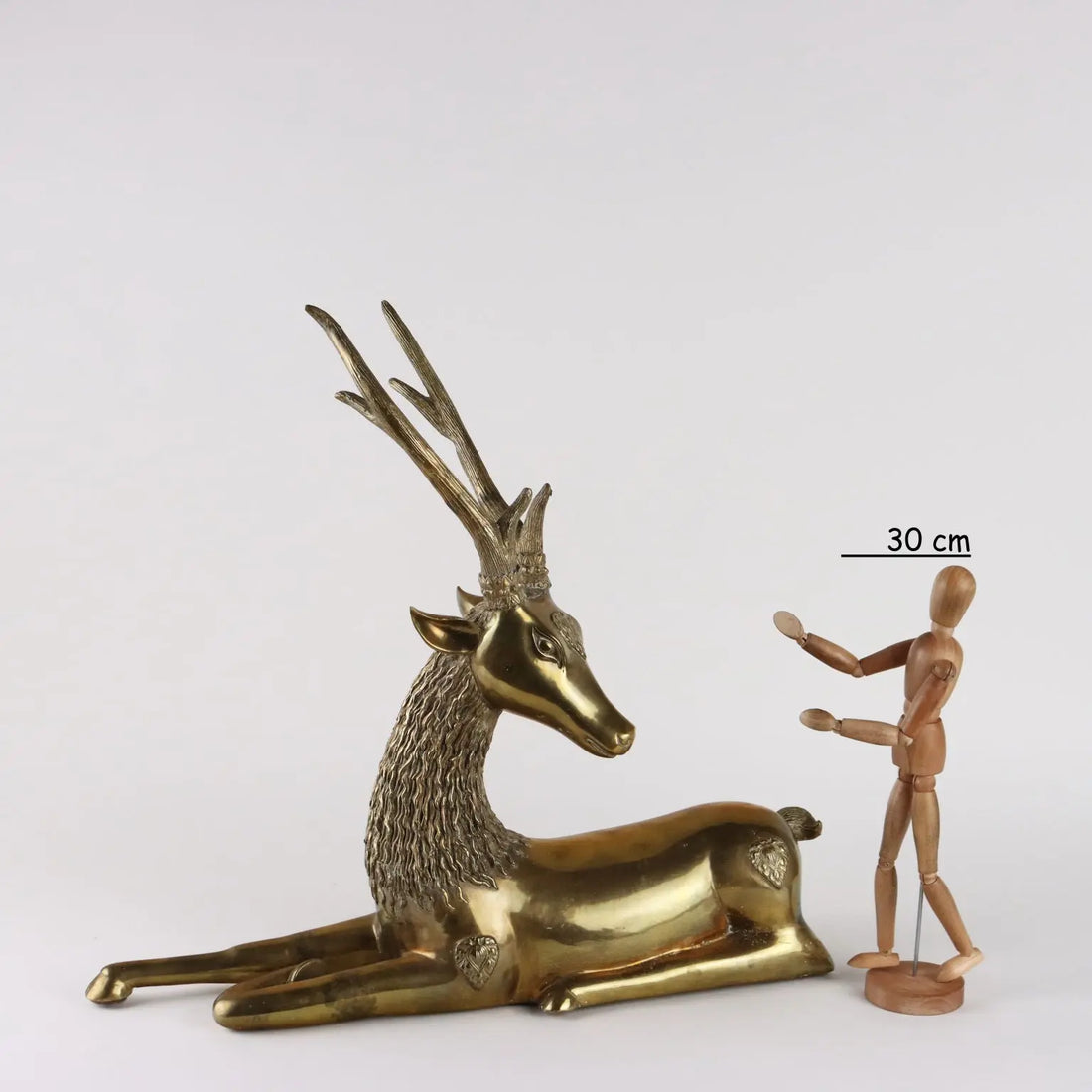Deer Brass Sarreid Hollywood Regency Europe 1970s - Europe, 1970s | Antiques | Fancy Goods