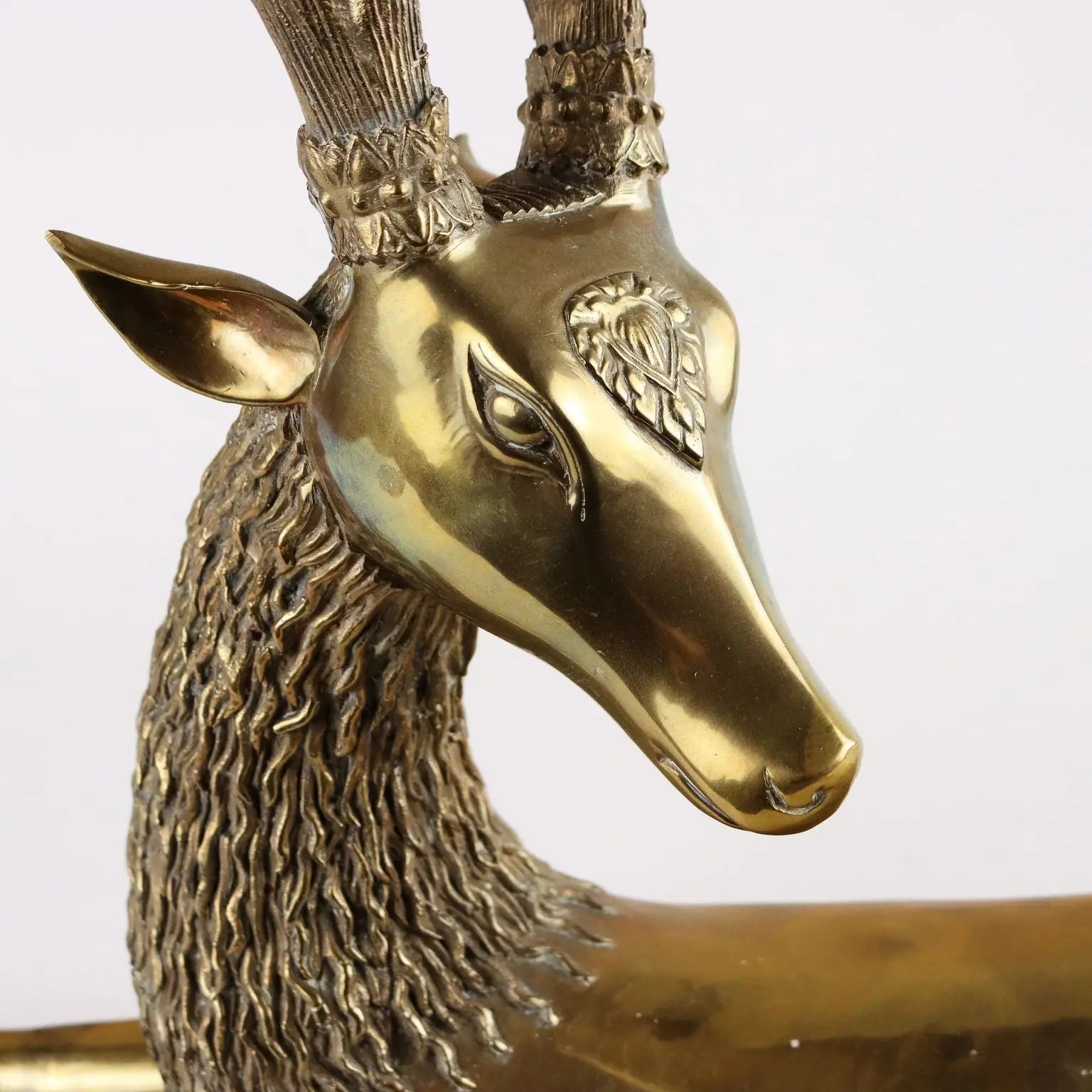 Deer Brass Sarreid Hollywood Regency Europe 1970s - Europe, 1970s | Antiques | Fancy Goods