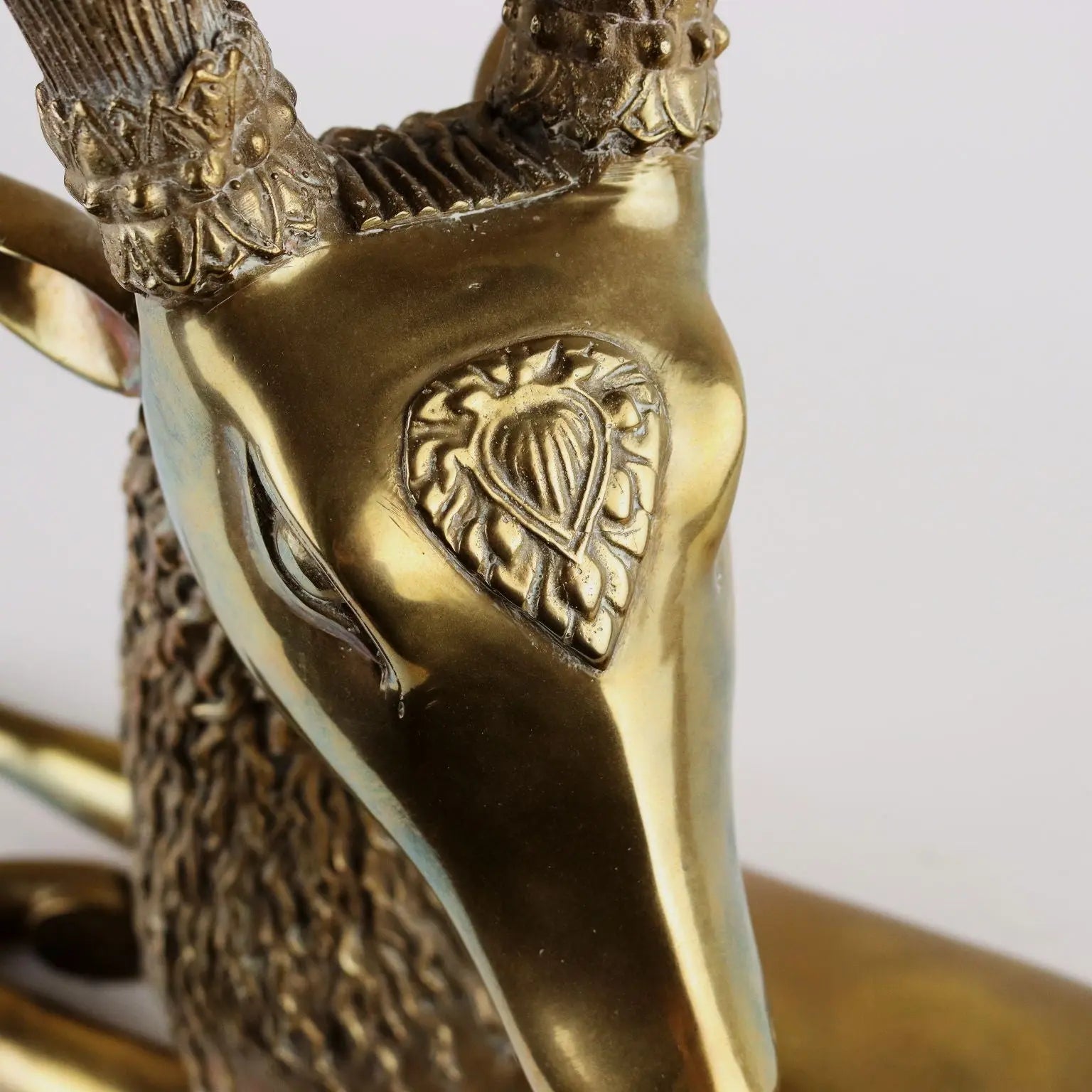 Deer Brass Sarreid Hollywood Regency Europe 1970s - Europe, 1970s | Antiques | Fancy Goods