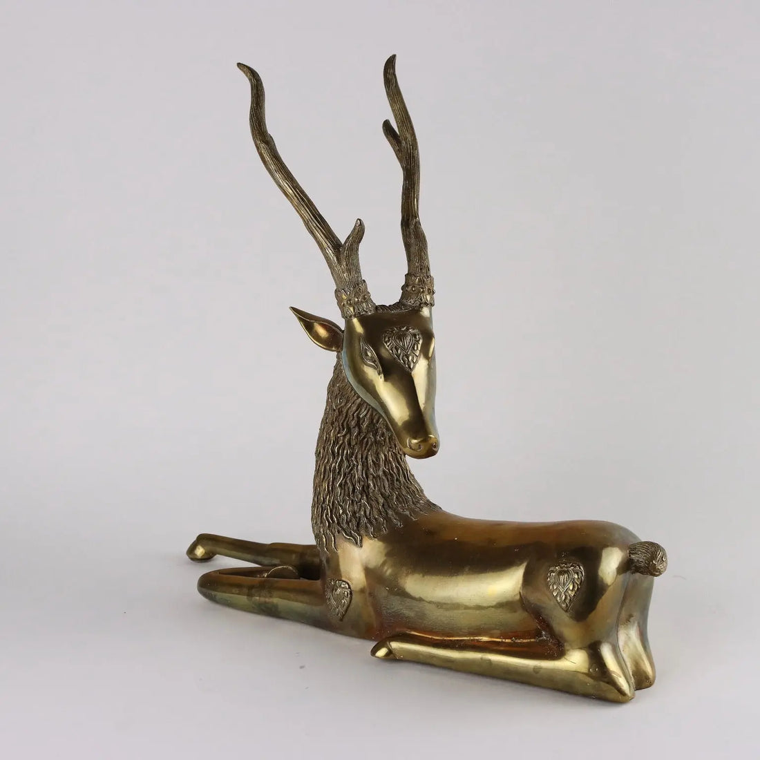 Deer Brass Sarreid Hollywood Regency Europe 1970s - Europe, 1970s | Antiques | Fancy Goods