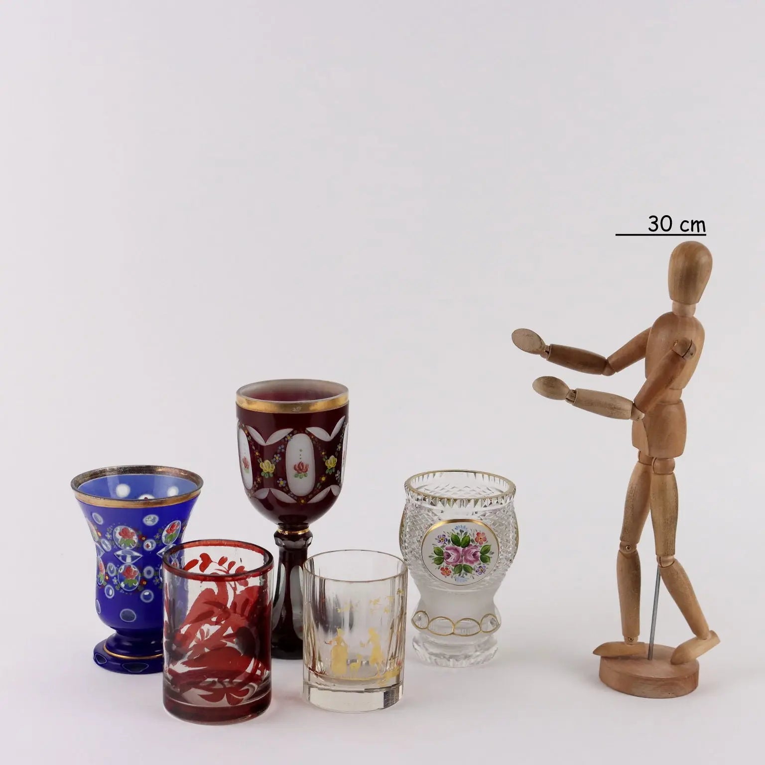Group of 5 Glasses Europe XIX-XX Century - Europe, XIX-XX Century | Antiques | Fancy Goods
