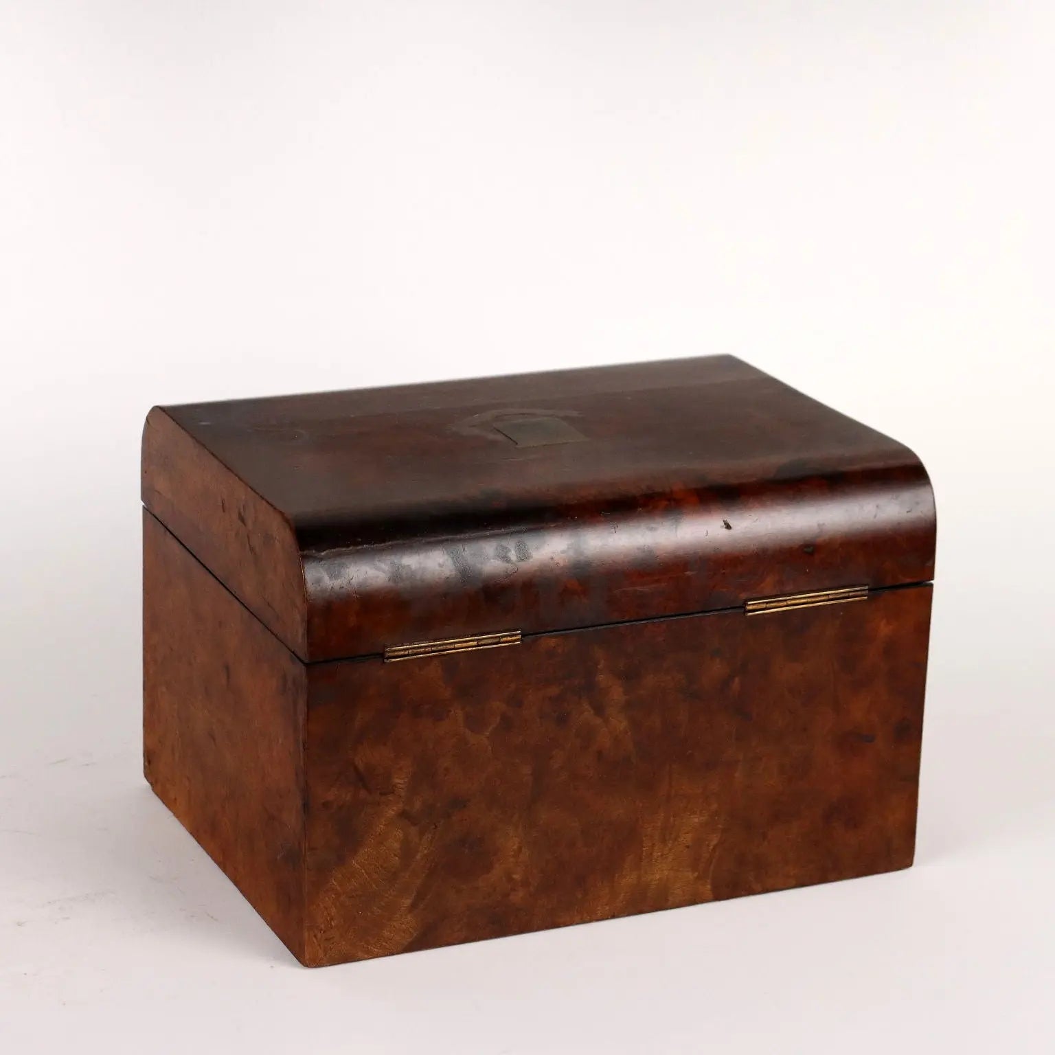 Ancient Lady's Box England '800 Briar Glass Flasks Velvet - England, Late XIX Century | Antiques | Fancy Goods
