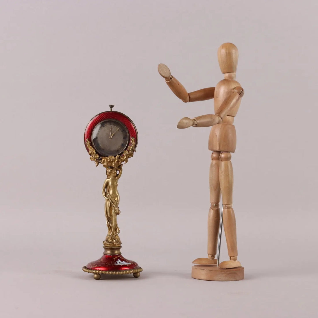 Antique Table Clock Bronze Decorations France XX Century - France, Early XX Century | Antiques | Fancy Goods