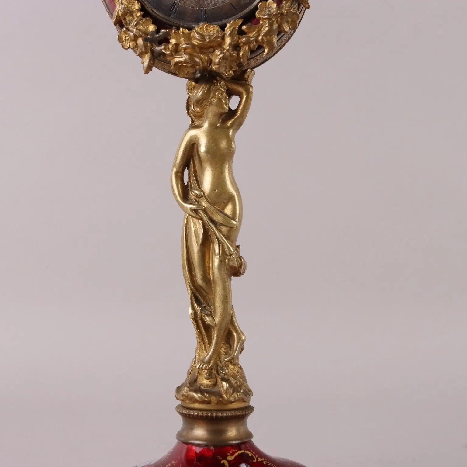 Antique Table Clock Bronze Decorations France XX Century - France, Early XX Century | Antiques | Fancy Goods