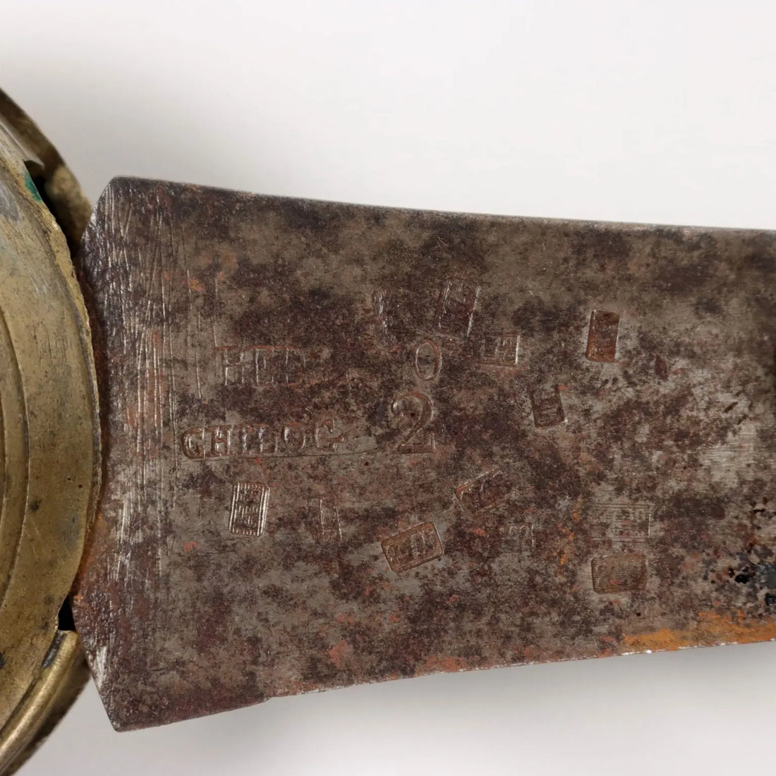 Ancient Steelyard Balance 1880 Solid Iron Bronze Objects - Northern Italy, 1880 ca. | Antiques | Fancy Goods