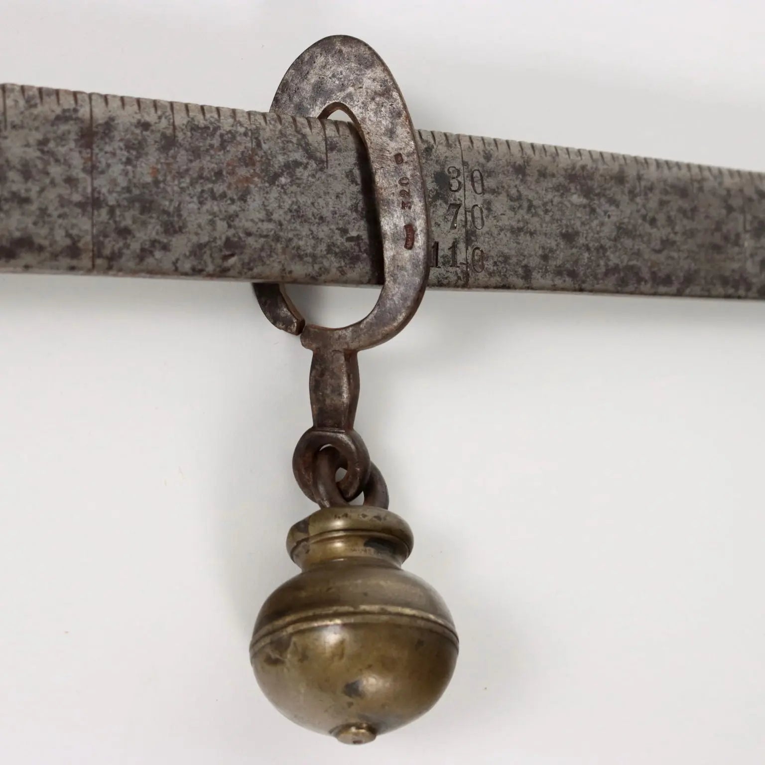 Ancient Steelyard Balance 1880 Solid Iron Bronze Objects - Northern Italy, 1880 ca. | Antiques | Fancy Goods