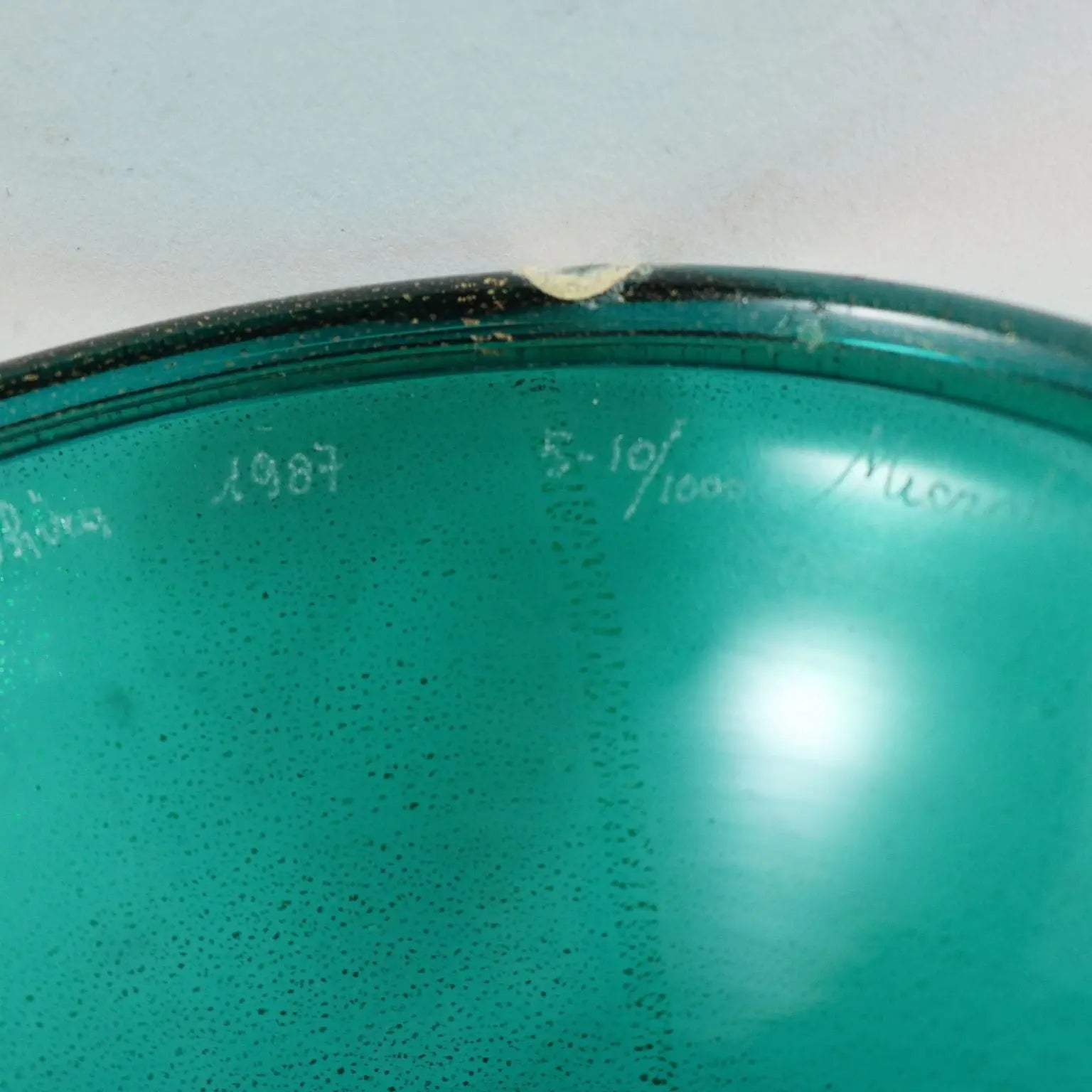 Ancient Bottle Y. Ohira for De Majo 1987 Murano Blown Glass