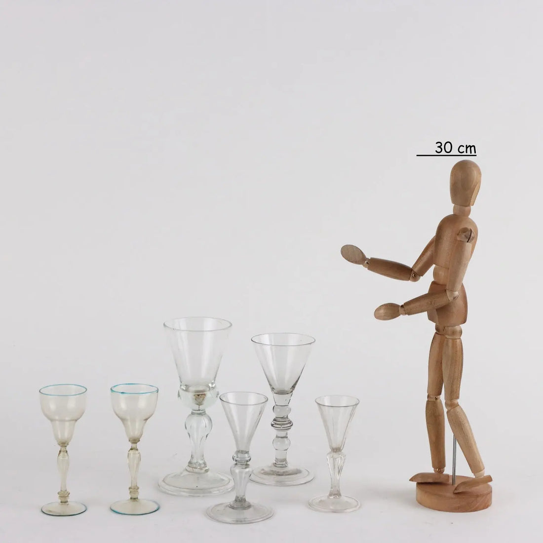 Group of 6 Glasses Murano Glass Italy XVIII Century - Murano Late XVIII Century | Antiques | Fancy Goods