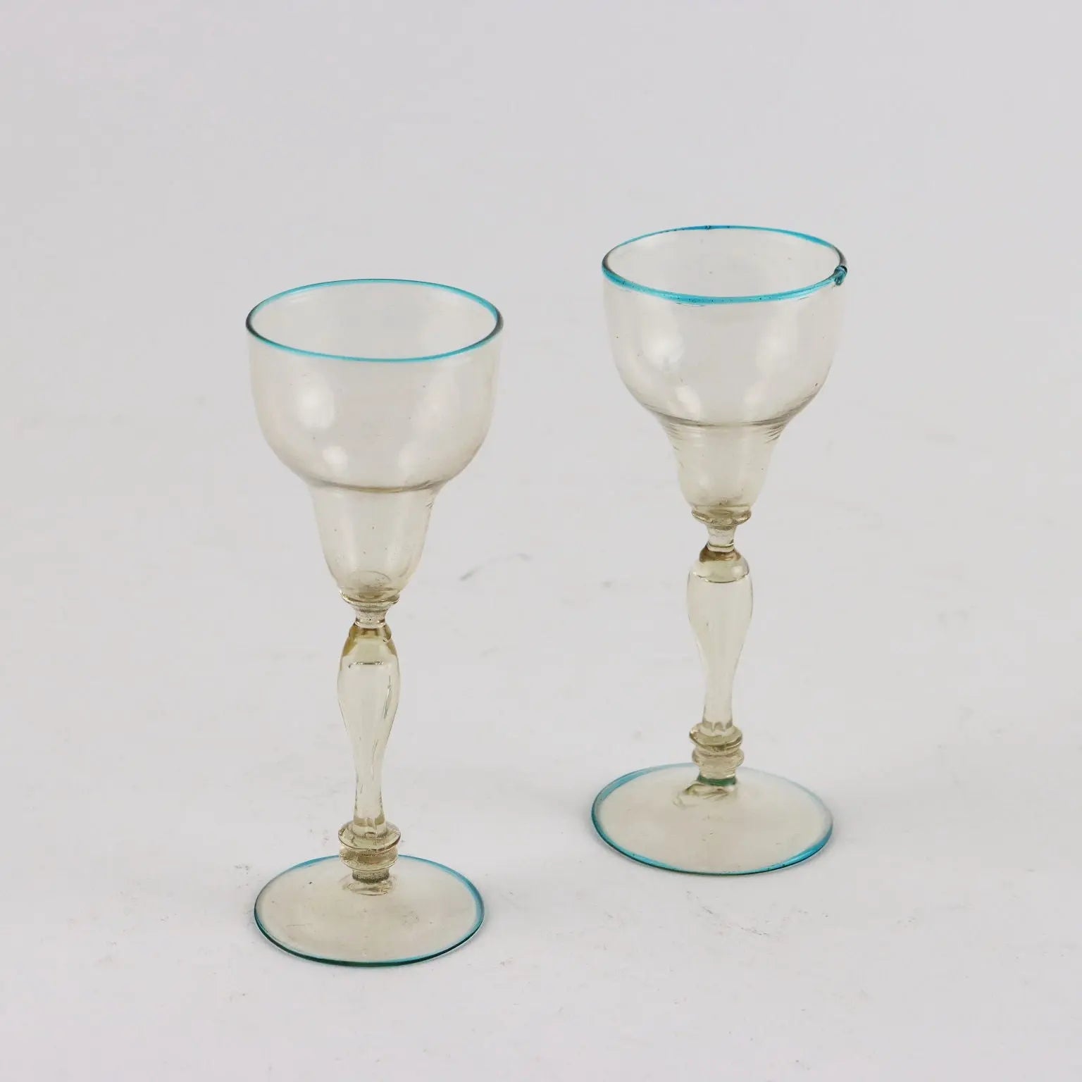 Group of 6 Glasses Murano Glass Italy XVIII Century - Murano Late XVIII Century | Antiques | Fancy Goods