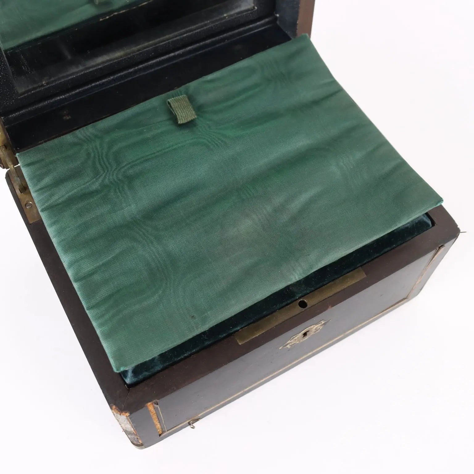 Ancient Sewing Box Last Quarter of the XIX Century Ebony Wood Veneer - France Last Quarter 19th Century | Antiques | Fancy Goods