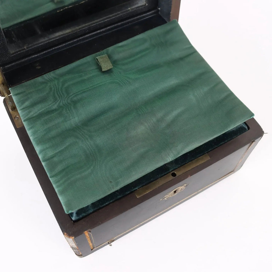 Ancient Sewing Box Last Quarter of the XIX Century Ebony Wood Veneer - France Last Quarter 19th Century | Antiques | Fancy Goods