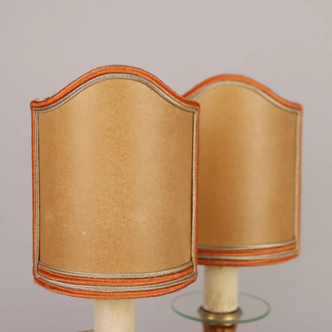 Vintage Table Lamps First Half '900 Gilded Bronze Marble Lamps - Europe First Half of the 20th Century | Antiques | Fancy Goods