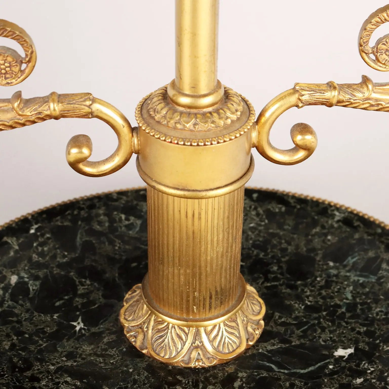Vintage Table Lamps First Half '900 Gilded Bronze Marble Lamps - Europe First Half of the 20th Century | Antiques | Fancy Goods