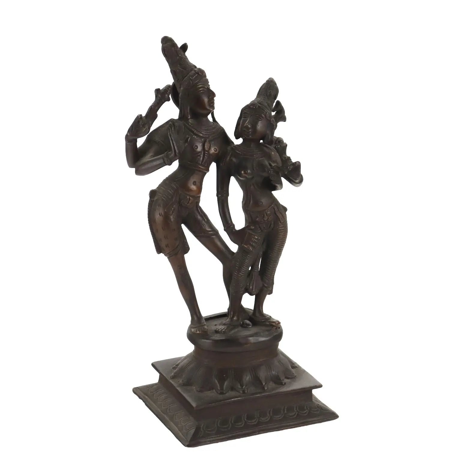 Krishna with a Gopi Bronze India Early 900s Antiques - India, Early 900s | Antiques | Fancy Goods