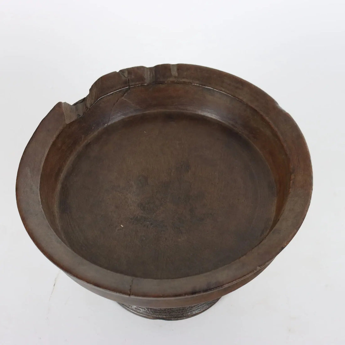 Ancient Fruit Stand Round Shape Tuscan Man. '800 Walnut - Italy 16th century | Antiques | Fancy Goods