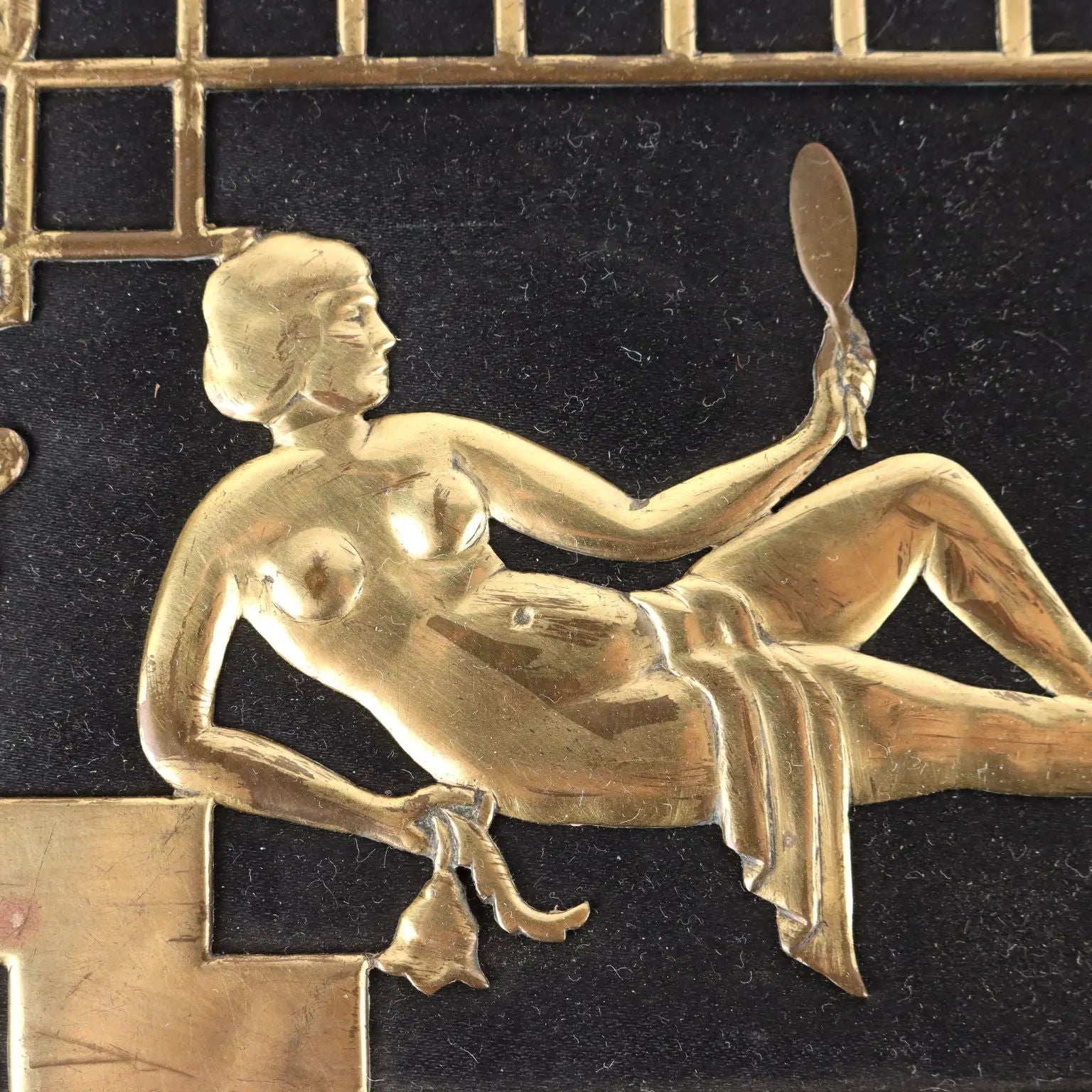 Art Deco Casket Bronze Cloth Europe 1920s-30s Antiques - Europe, 1920s-1930s | Antiques | Fancy Goods