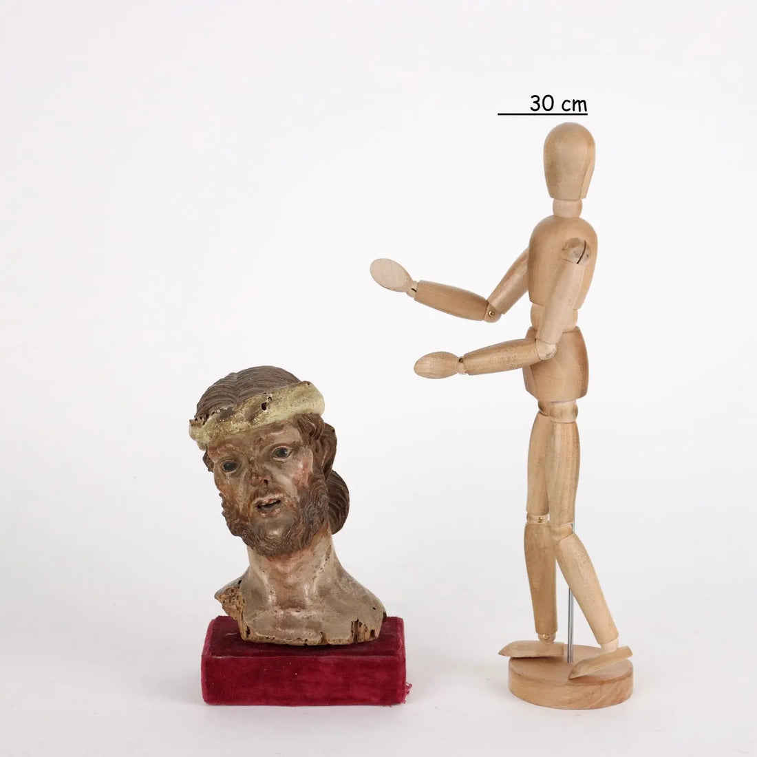 Ancient Wooden Bust Italy XVII Century - Italy XVII Century | Antiques | Fancy Goods