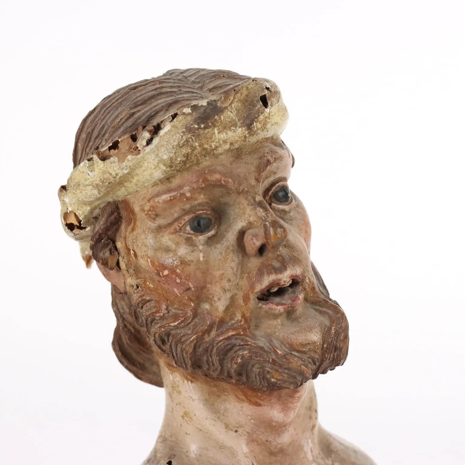 Ancient Wooden Bust Italy XVII Century - Italy XVII Century | Antiques | Fancy Goods