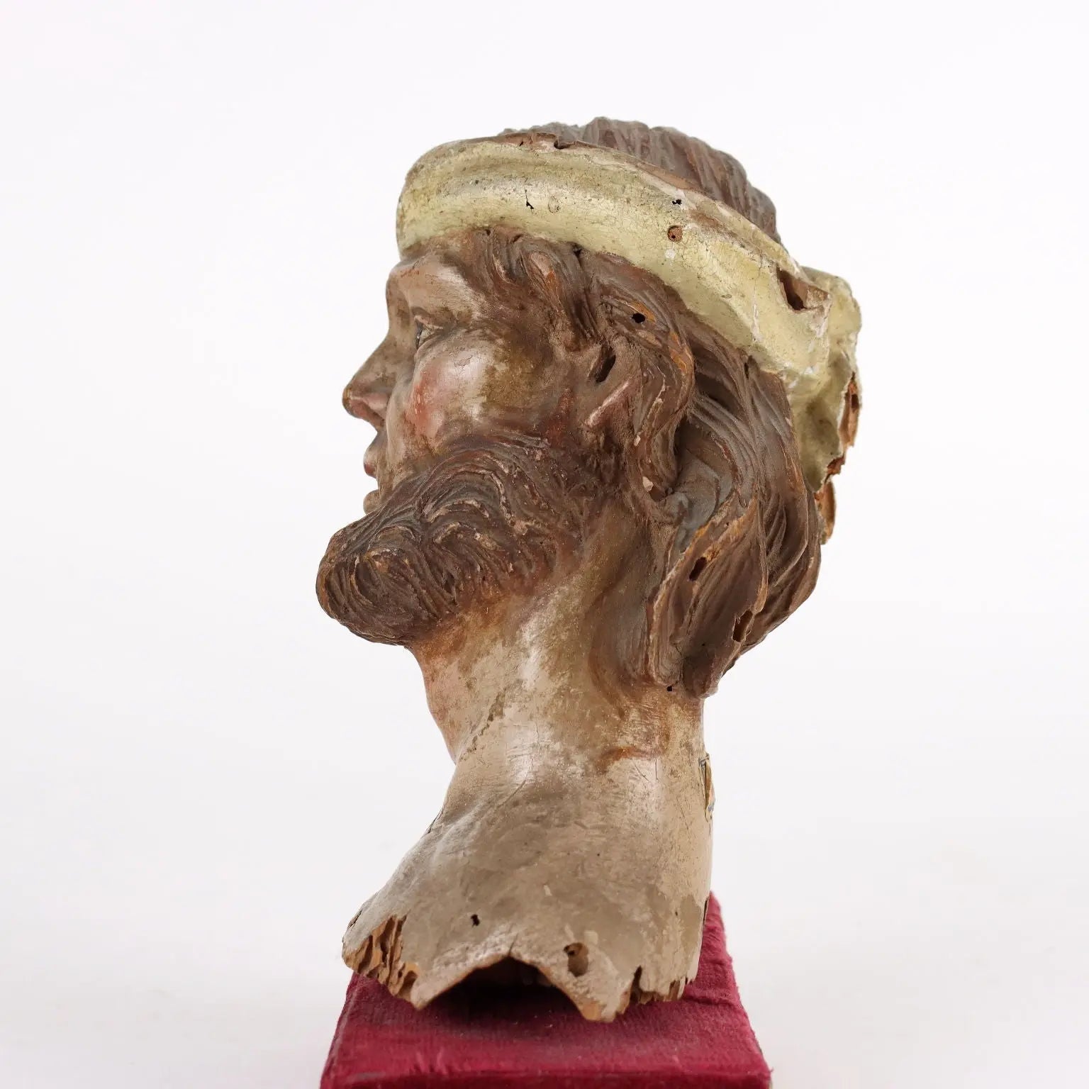 Ancient Wooden Bust Italy XVII Century - Italy XVII Century | Antiques | Fancy Goods