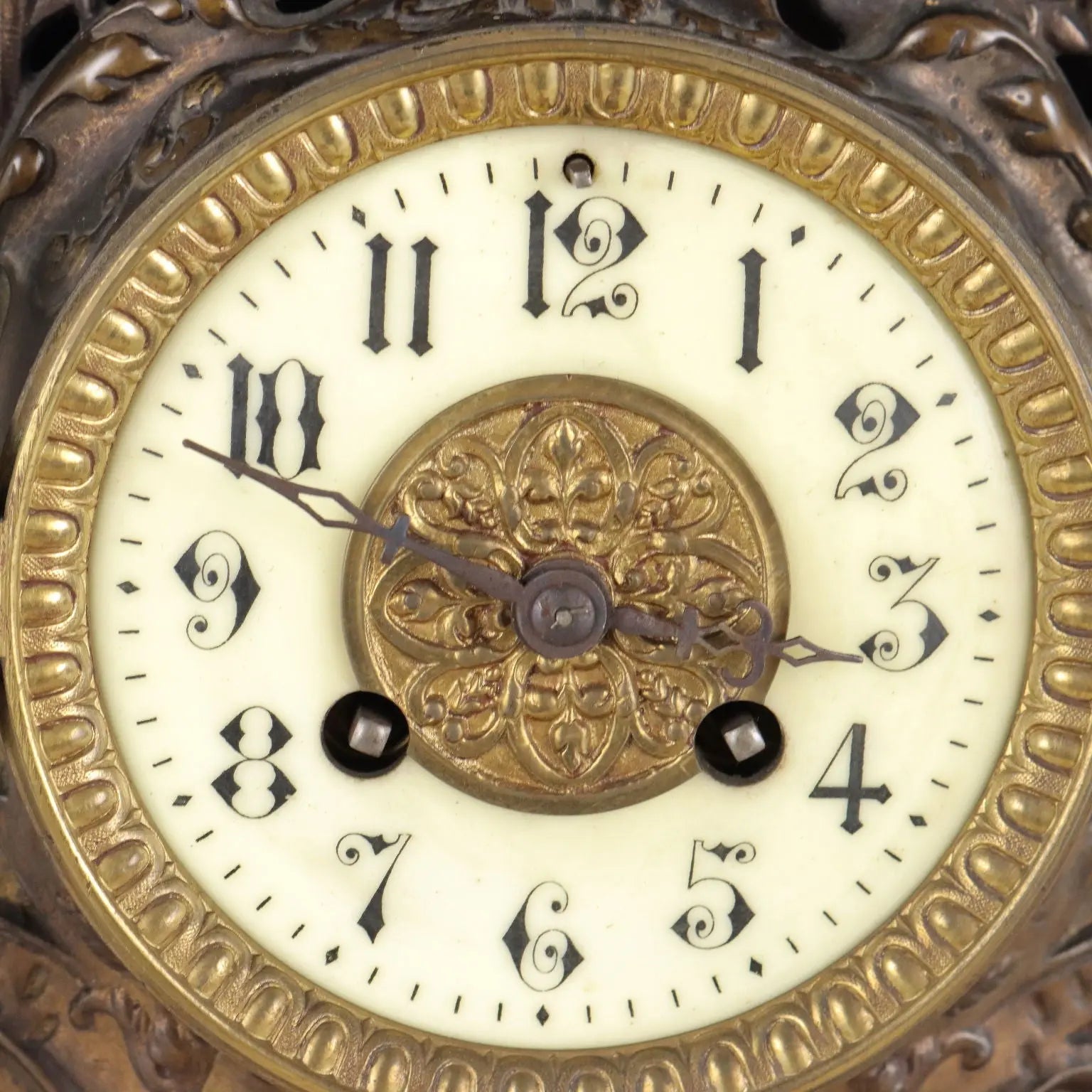 Ancient Eclectic Style Clock Eclectic Style Bronze XIX-XX Century - Europe Late 1800s Early 1900s | Antiques | Fancy Goods