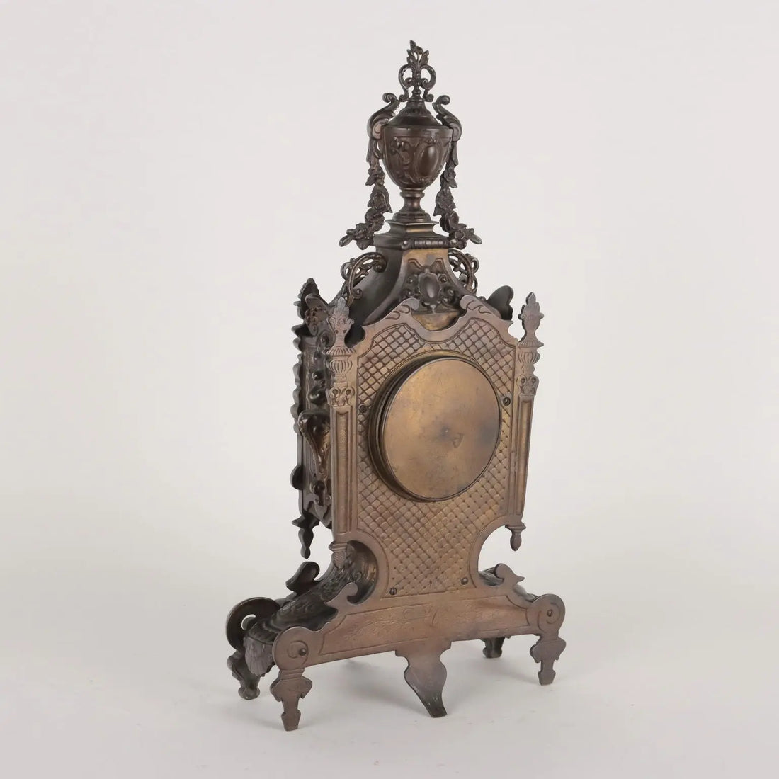 Ancient Eclectic Style Clock Eclectic Style Bronze XIX-XX Century - Europe Late 1800s Early 1900s | Antiques | Fancy Goods