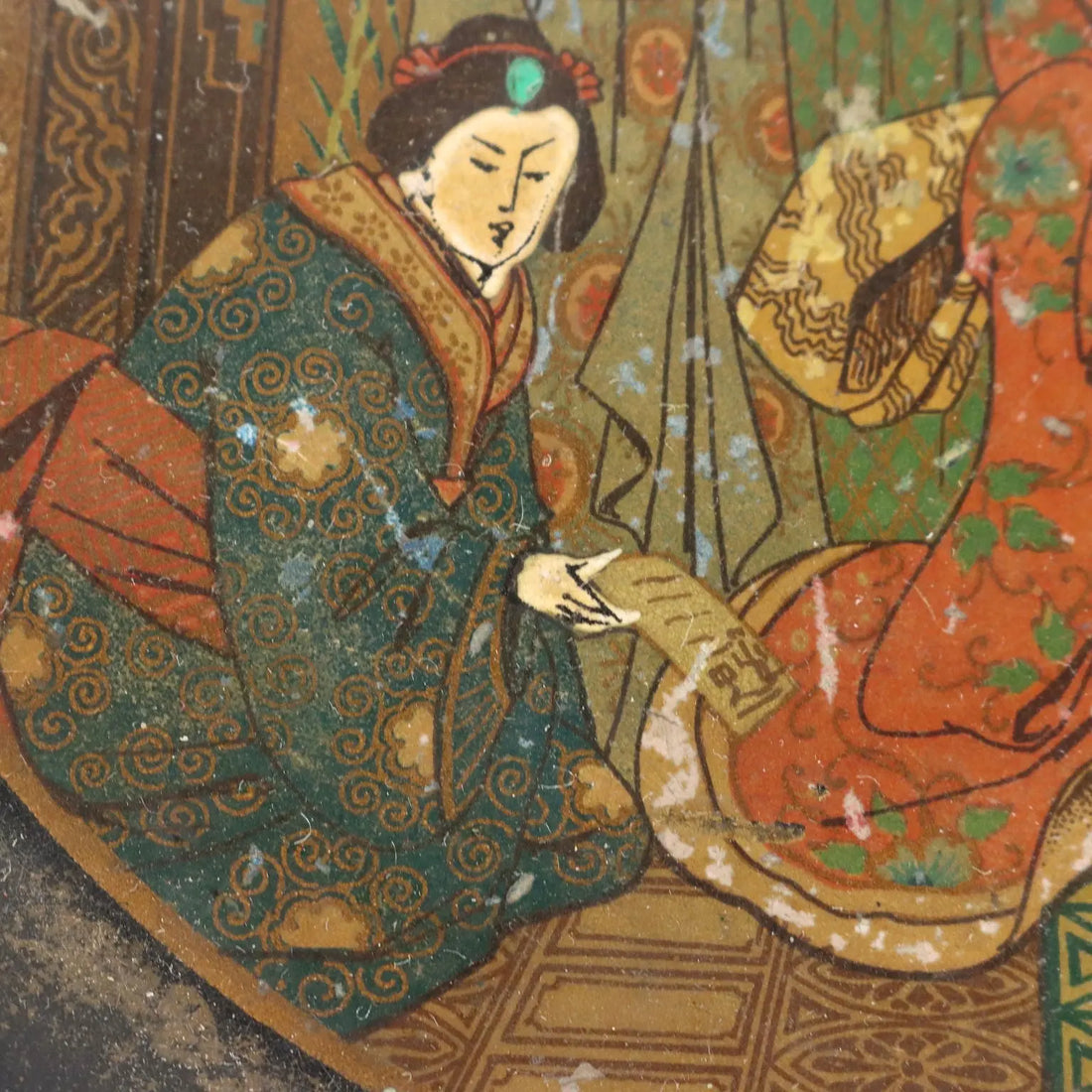 Tray in Paper Maché Asian Decoration England Late '800 - England Late 19th Century | Antiques | Fancy Goods
