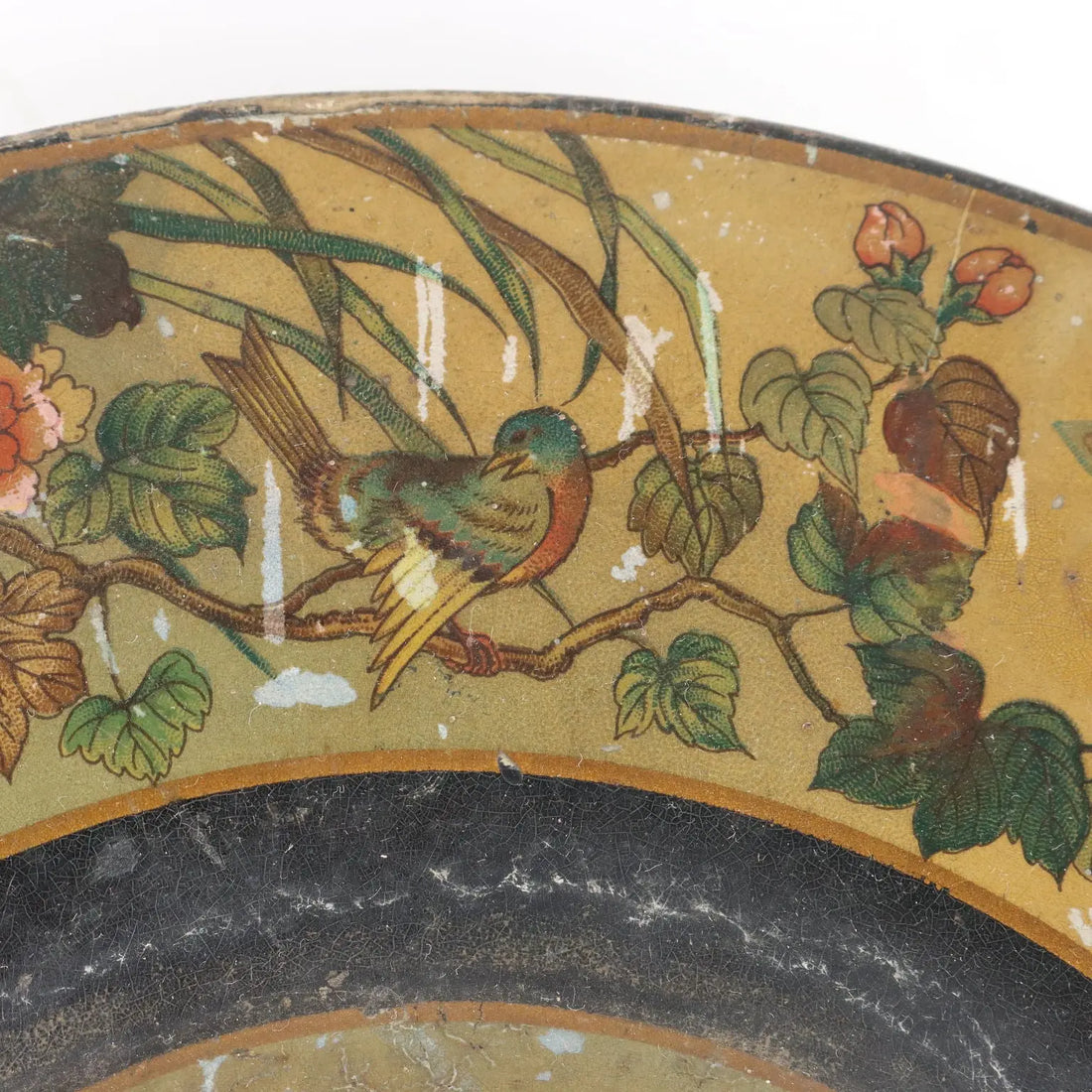 Tray in Paper Maché Asian Decoration England Late '800 - England Late 19th Century | Antiques | Fancy Goods