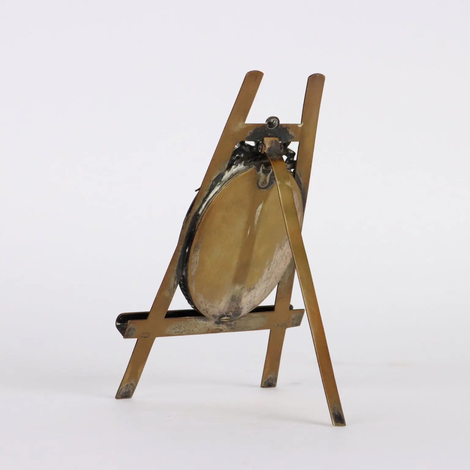 Pair of Ancient Portrait Holders Late XIX Century Bronze Hard Stones E - Italy, Late XIX Century | Antiques | Fancy Goods
