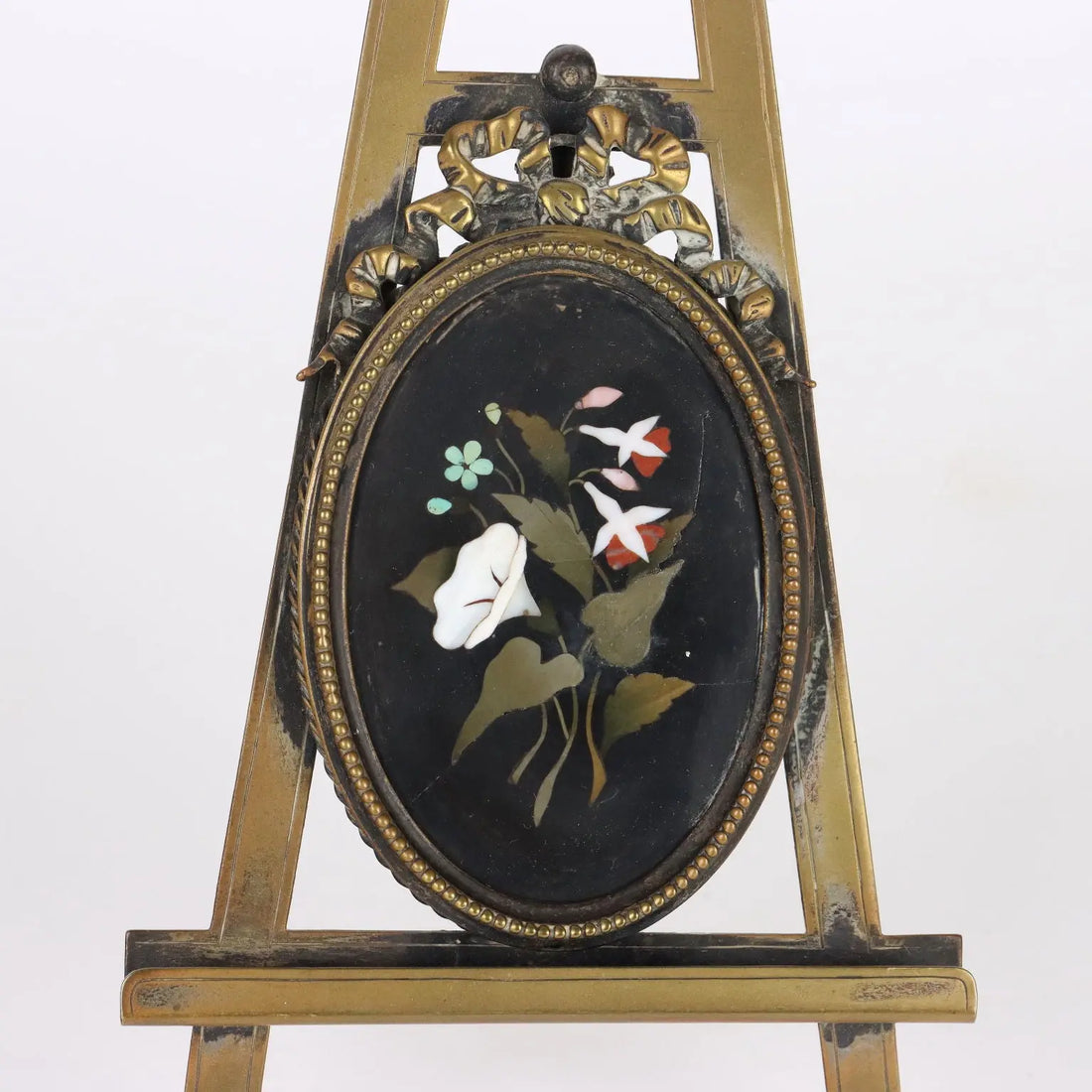 Pair of Ancient Portrait Holders Late XIX Century Bronze Hard Stones E - Italy, Late XIX Century | Antiques | Fancy Goods
