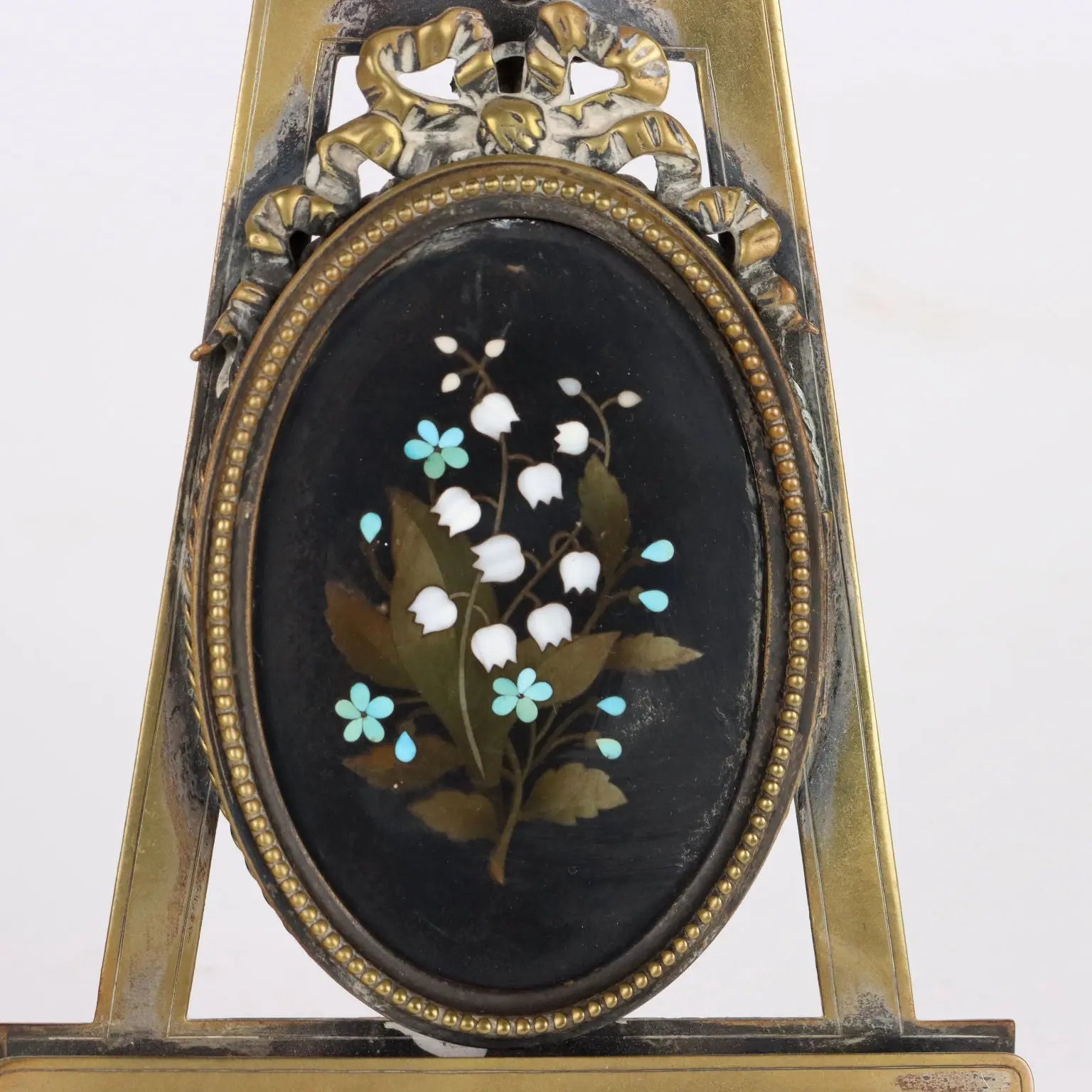 Pair of Ancient Portrait Holders Late XIX Century Bronze Hard Stones E - Italy, Late XIX Century | Antiques | Fancy Goods