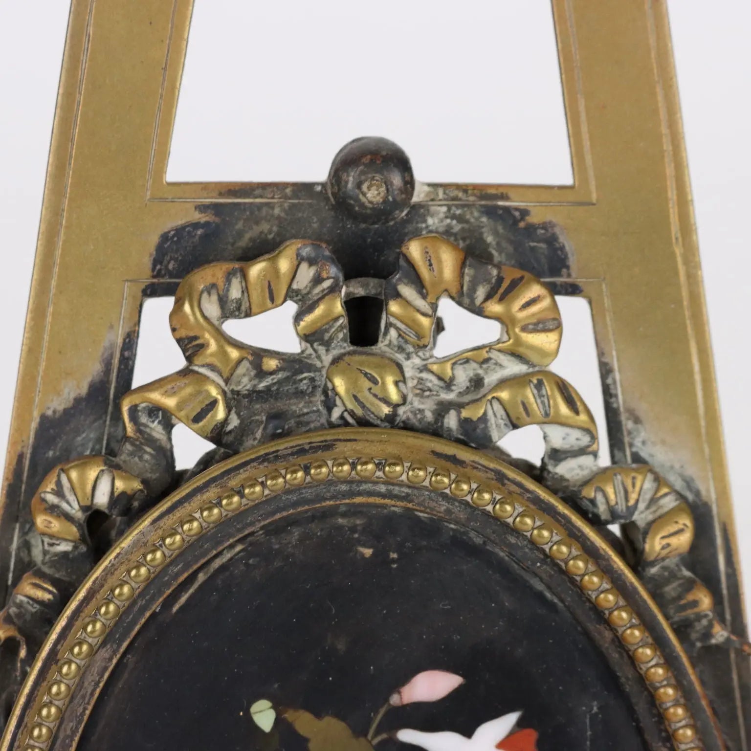 Pair of Ancient Portrait Holders Late XIX Century Bronze Hard Stones E - Italy, Late XIX Century | Antiques | Fancy Goods