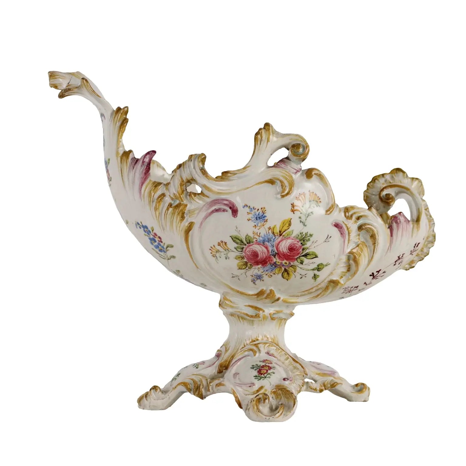 Ancient Centerpiece Man. Antonibon Nove Late XIX Century Majolica - Italy, Late XIX Century | Antiques | Fancy Goods
