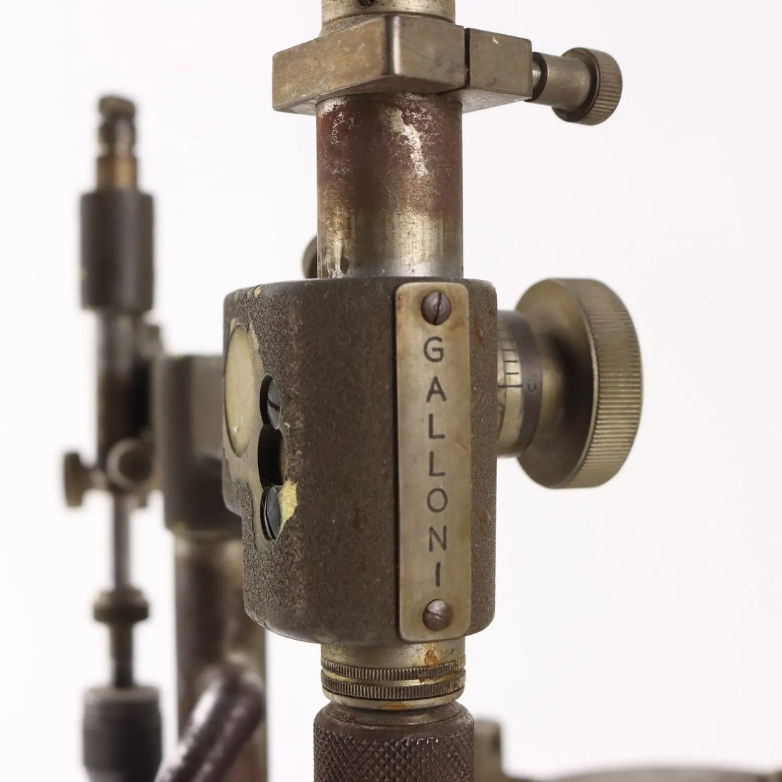 Galloni Dental Technician Parallelometer Mid XX Century Iron Brass - Italy, Mid XX Century ca | Antiques | Fancy Goods