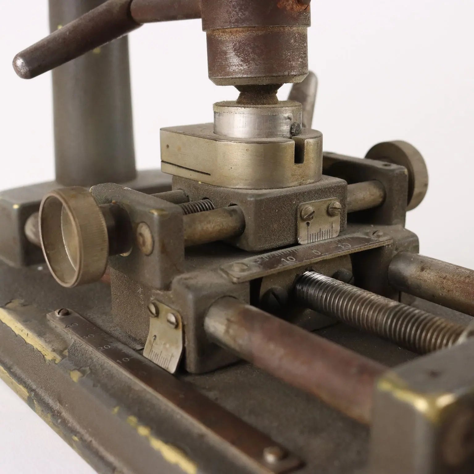 Galloni Dental Technician Parallelometer Mid XX Century Iron Brass - Italy, Mid XX Century ca | Antiques | Fancy Goods