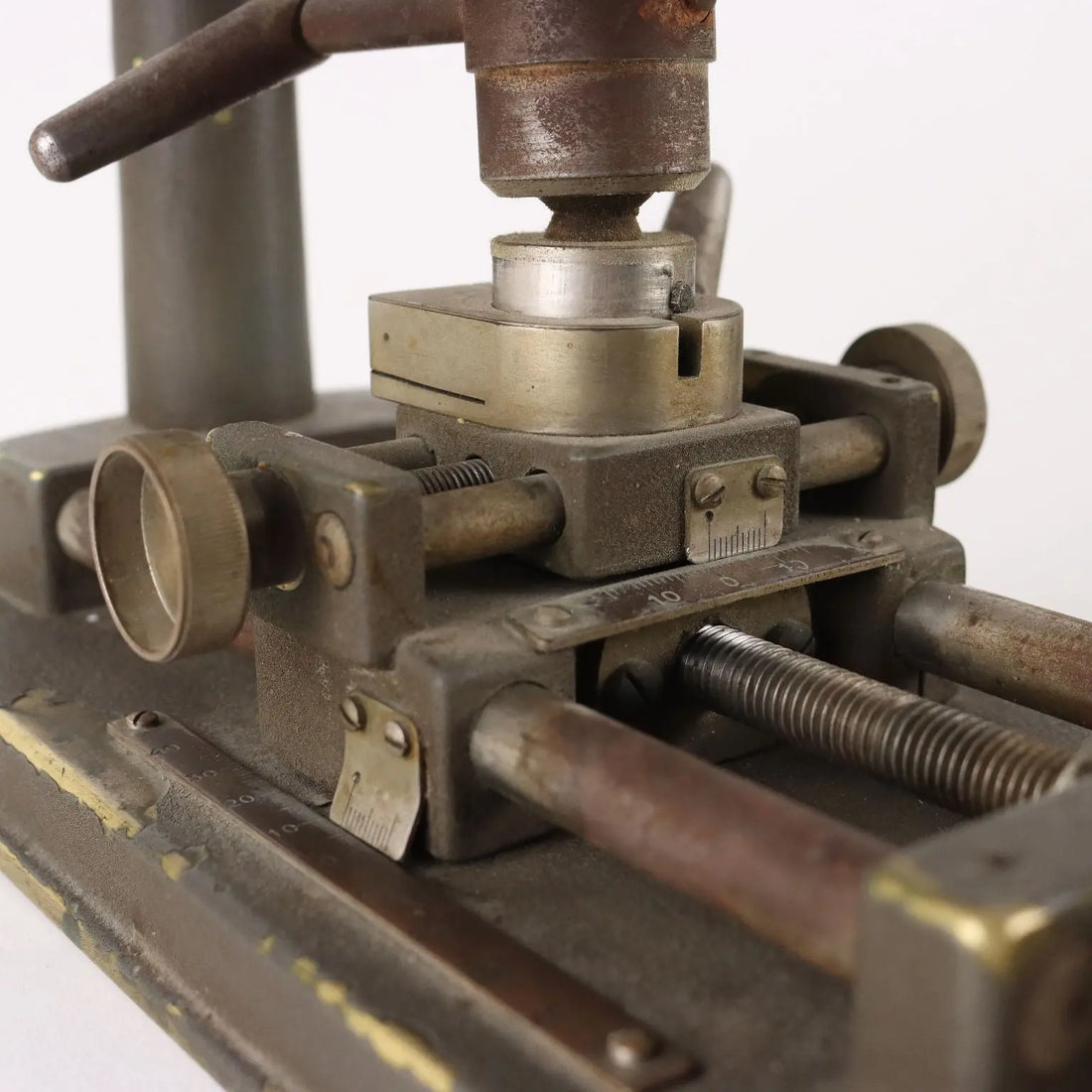 Galloni Dental Technician Parallelometer Mid XX Century Iron Brass - Italy, Mid XX Century ca | Antiques | Fancy Goods
