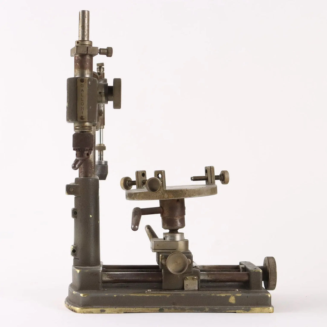 Galloni Dental Technician Parallelometer Mid XX Century Iron Brass - Italy, Mid XX Century ca | Antiques | Fancy Goods