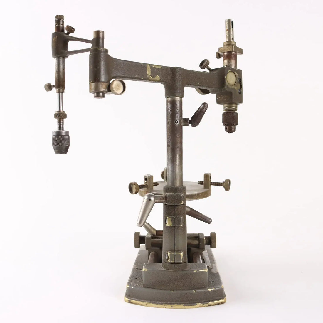 Galloni Dental Technician Parallelometer Mid XX Century Iron Brass - Italy, Mid XX Century ca | Antiques | Fancy Goods