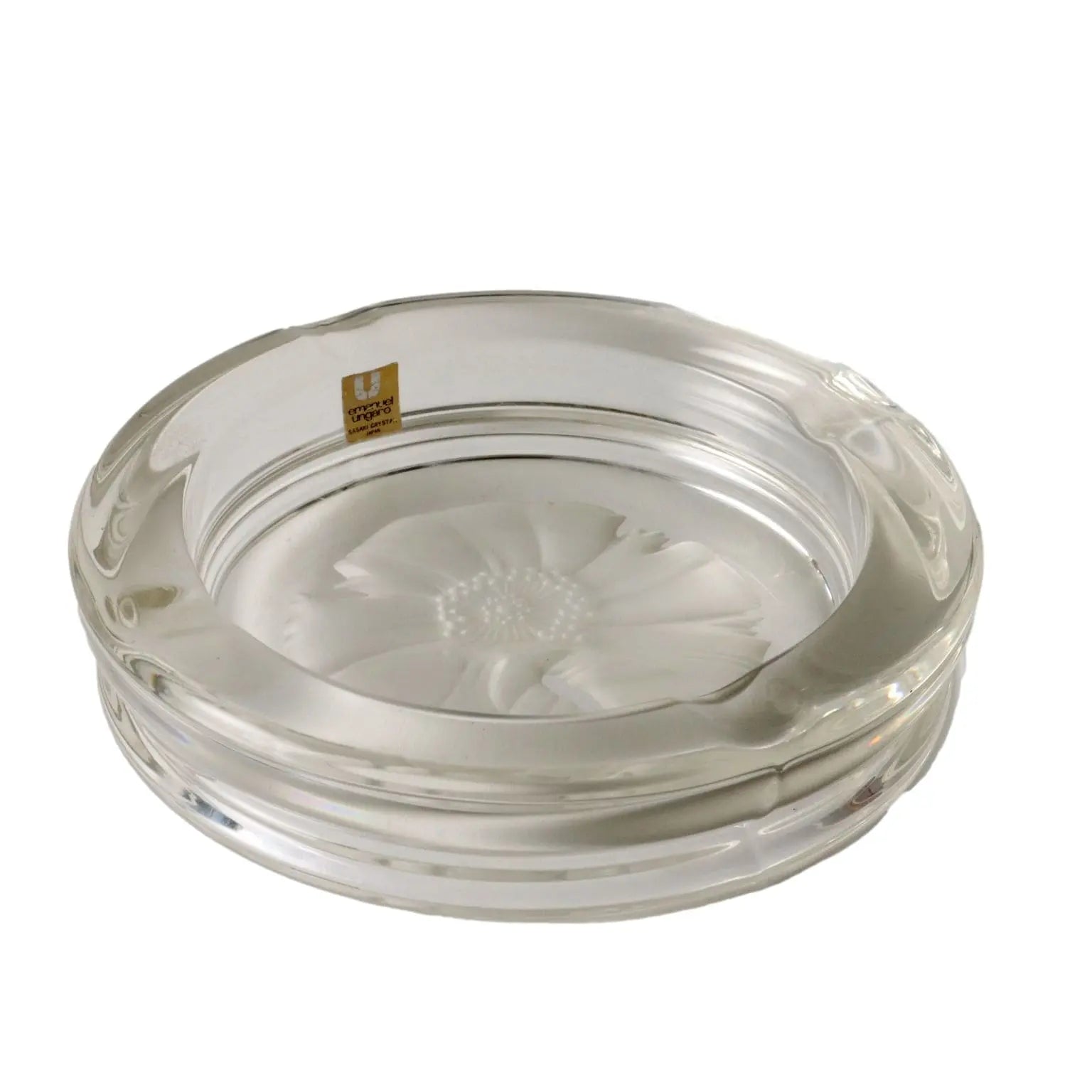 Vintage Ashtray Emanuel Ungaro 1980s-90s Sasaki Crystal Japan - France, 1980s-1990s | Antiques | Fancy Goods