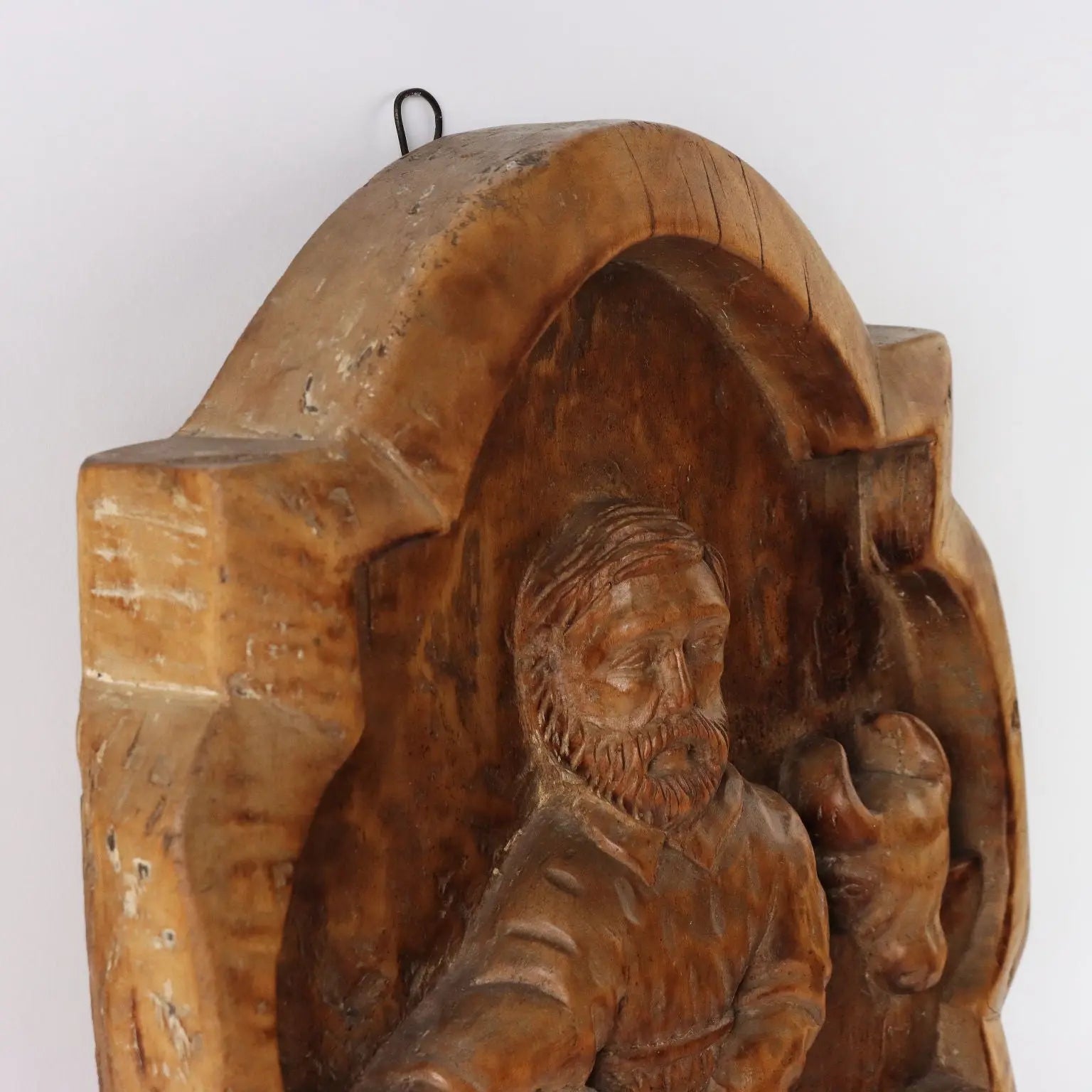 Pair of Ancient Tiles The Evangelists Early XX Century Linden - Italy, First Half XX Century | Antiques | Fancy Goods
