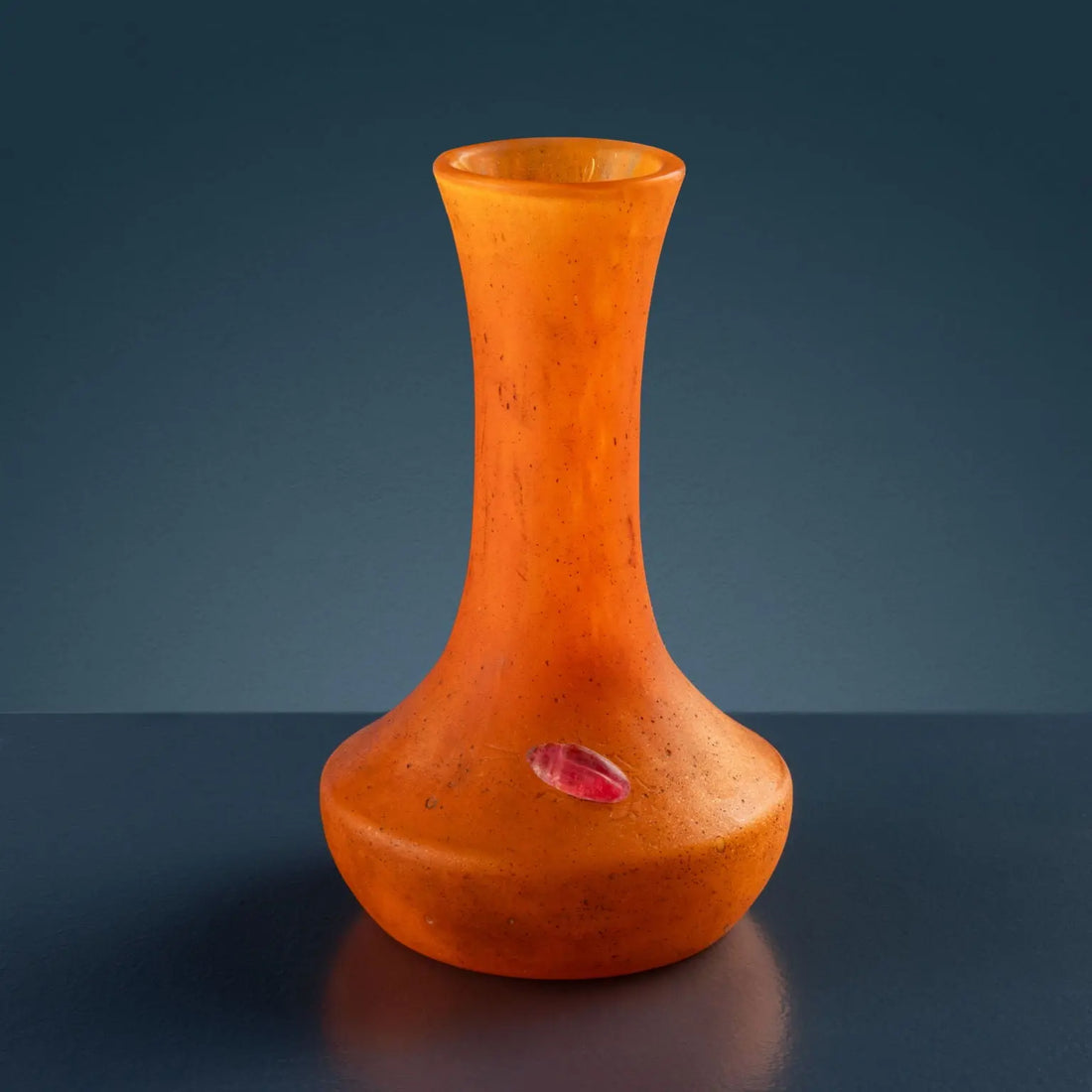 Antique Daum Vase with Scarab Blown Glass France XX Century - Nancy 1918-1930 | Antiques | Fancy Goods