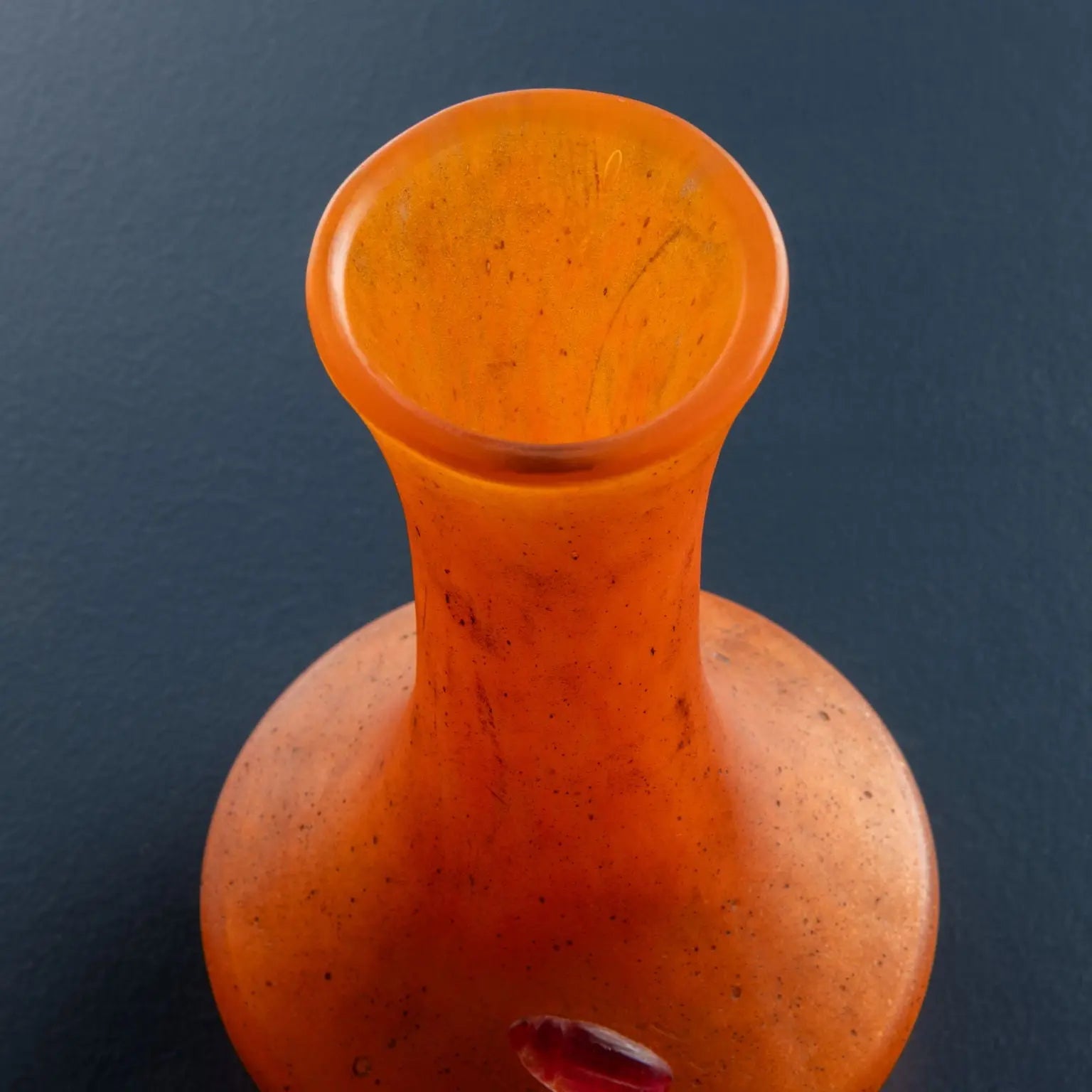 Antique Daum Vase with Scarab Blown Glass France XX Century - Nancy 1918-1930 | Antiques | Fancy Goods