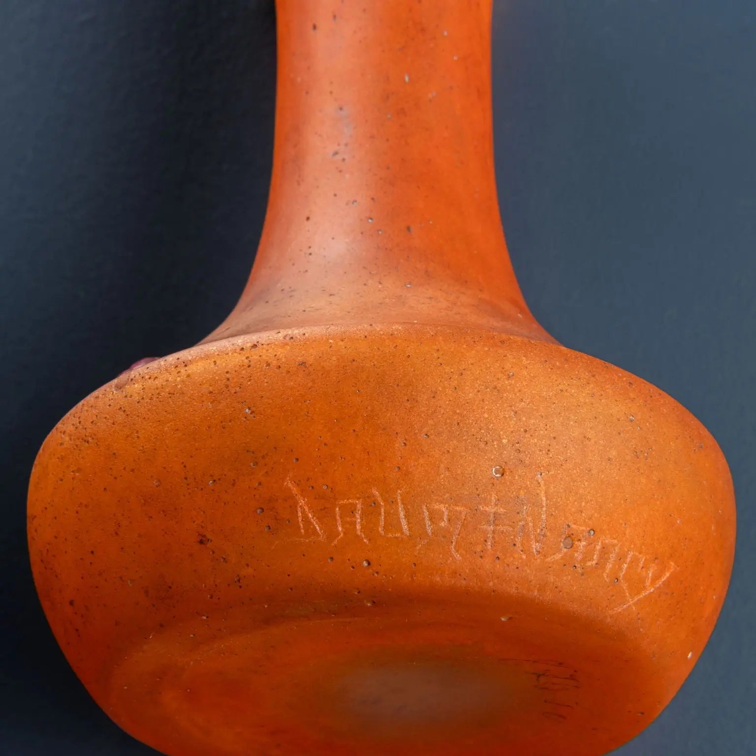Antique Daum Vase with Scarab Blown Glass France XX Century - Nancy 1918-1930 | Antiques | Fancy Goods