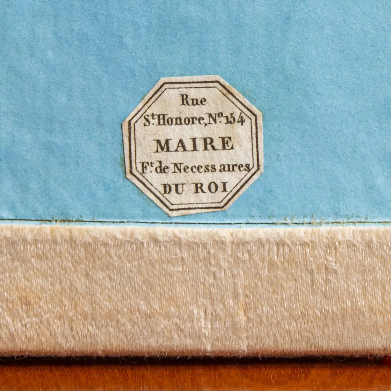 Antique Sewing Travel Kit Charles X Maison Maire Citronnier 1825-1830 ca.