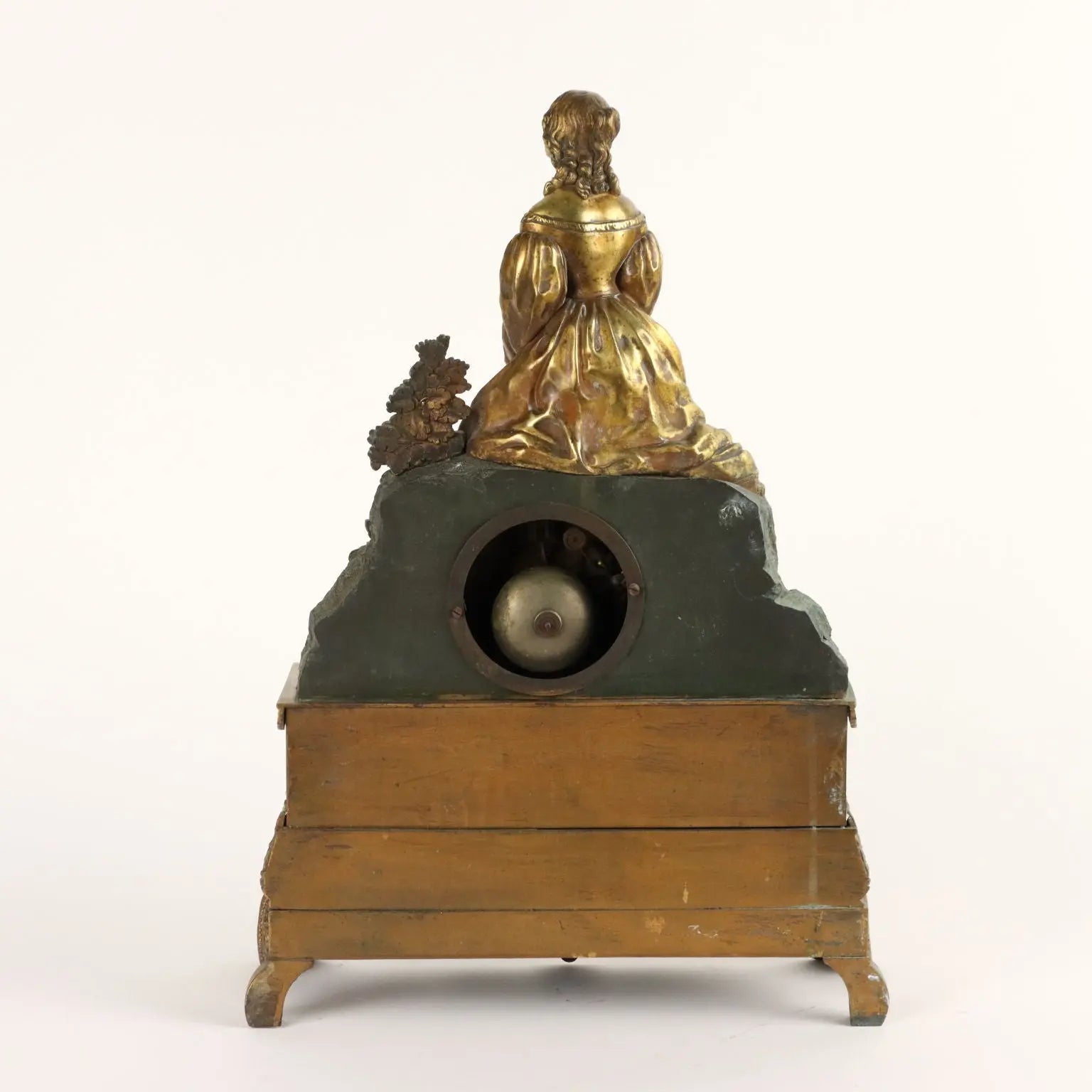 Antique Clock Gilded Bronze with Basement France XIX Century - France, XIX Century | Antiques | Fancy Goods
