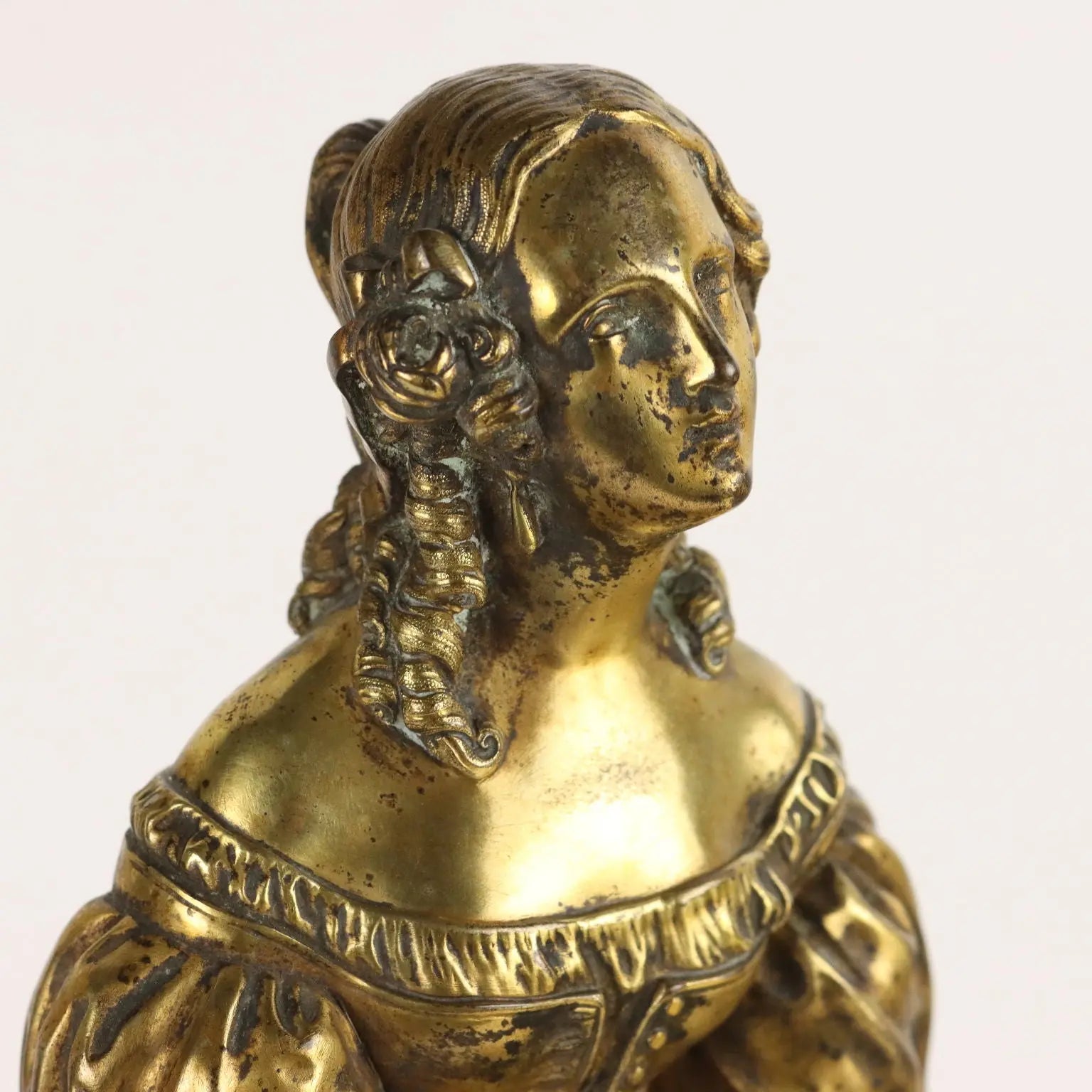 Antique Clock Gilded Bronze with Basement France XIX Century - France, XIX Century | Antiques | Fancy Goods